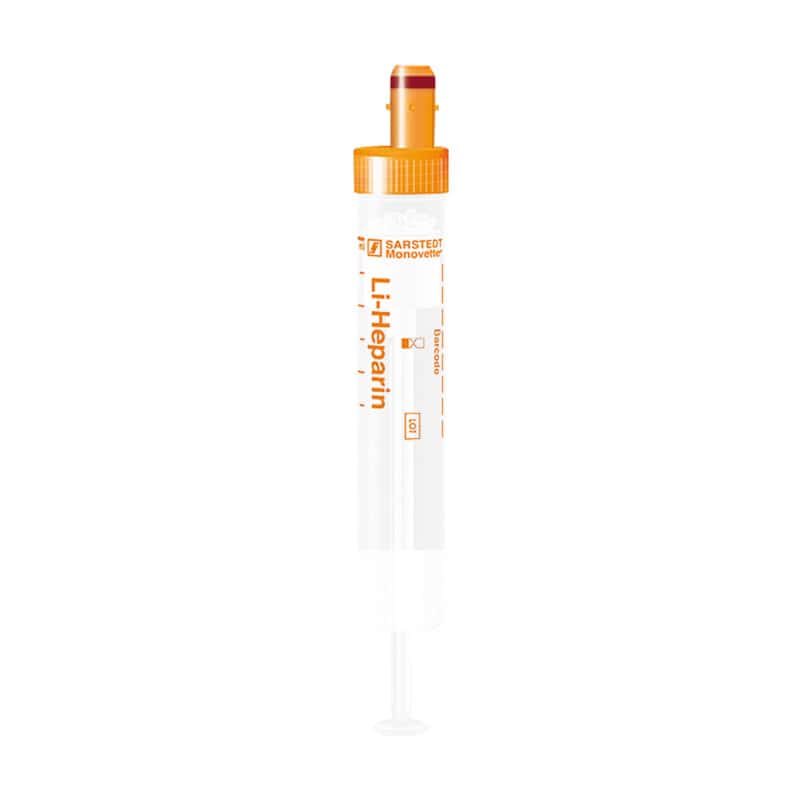 S-Monovette Lithium-Heparin, 9ml Medvana UK
