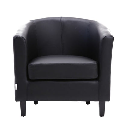 Armchair for Waiting Rooms black Medvana UK