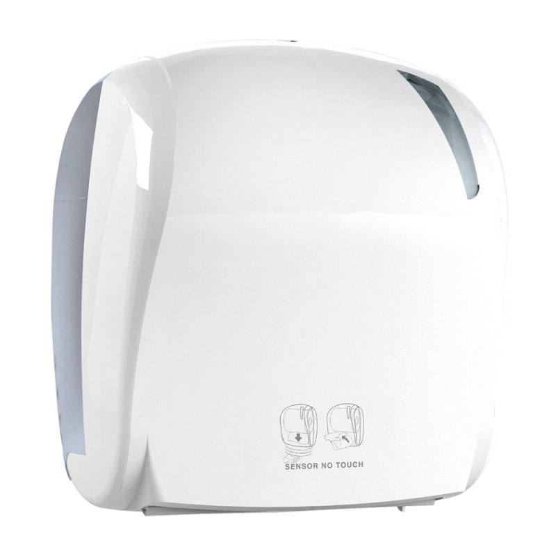Electric Paper Towel Dispenser white Medvana UK