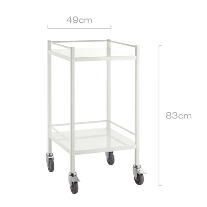 Stainless Steel Medical Trolley 49 cm Medvana UK