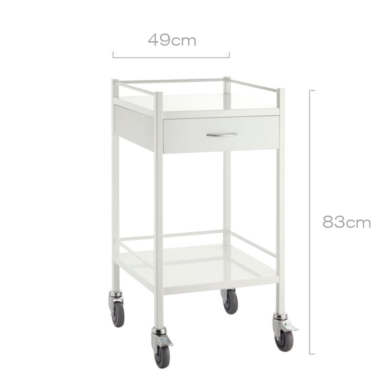 Medical Trolley with Drawers 60 cm | 2 Drawers Medvana UK