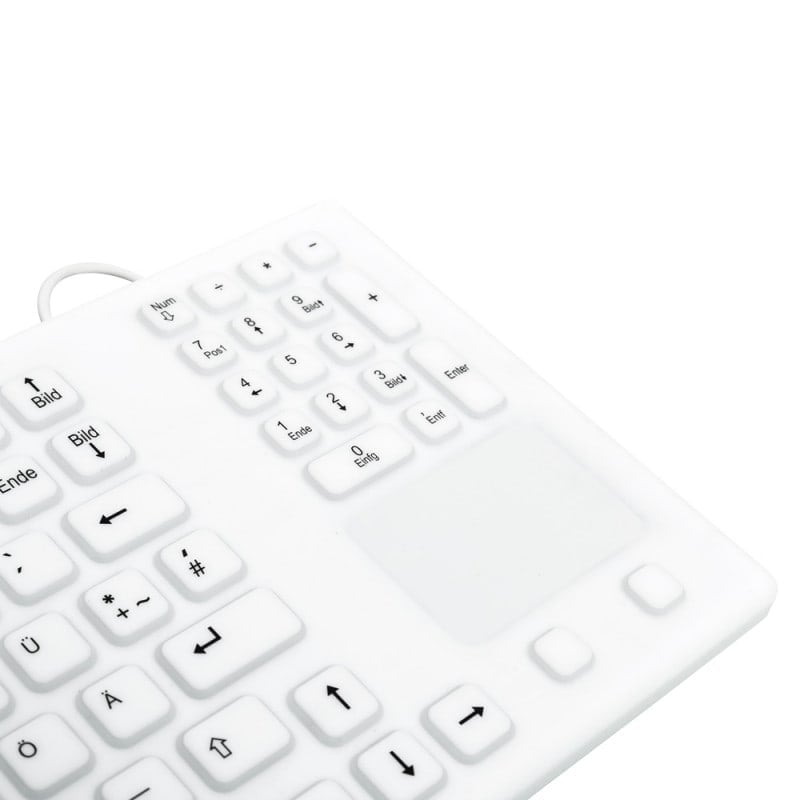 Silicone Keyboard with Touchpad German Medvana UK