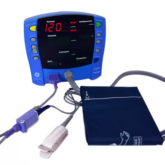 GE Carescape V100 GE SpO2 sensor | with thermal printer Medvana UK