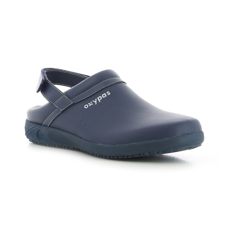 Oxypas Remy Men's Leather Slippers navy | 40 (6.5) Medvana UK