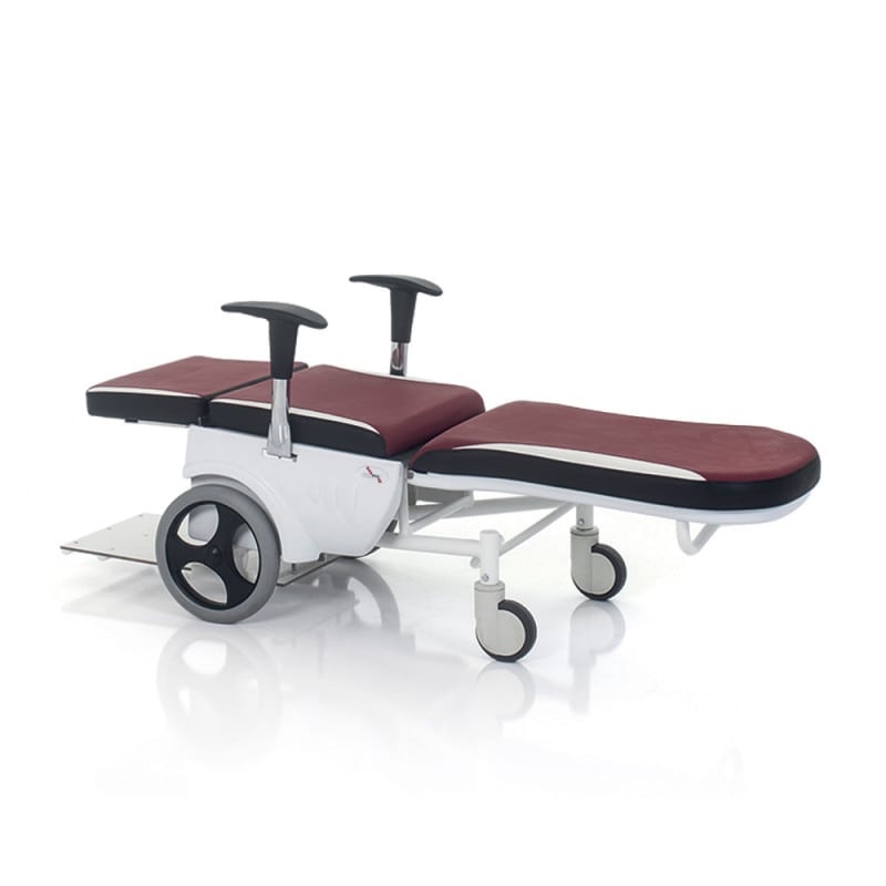 Patient Transport Chair «Gamma» black Medvana UK