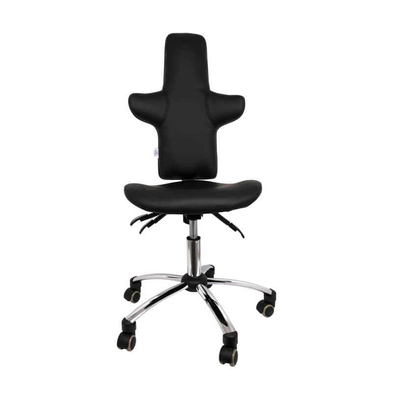 Swivel Chair with High Backrest white Medvana UK