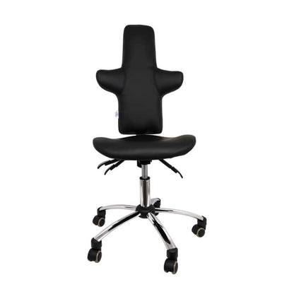 Swivel Chair with High Backrest white Medvana UK