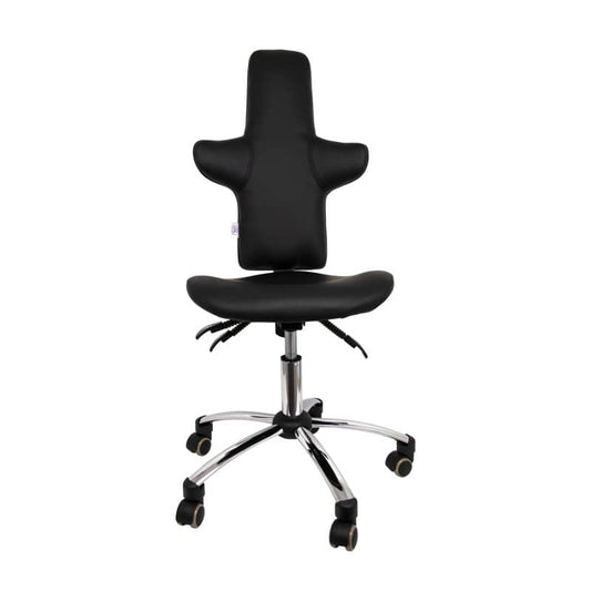 Swivel Chair with High Backrest white Medvana UK