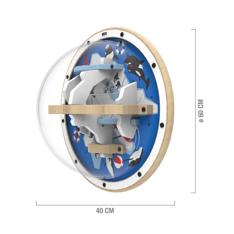 IKC Rotating Wall Game "Tip of the Iceberg" «Steering Wheel» Medvana UK
