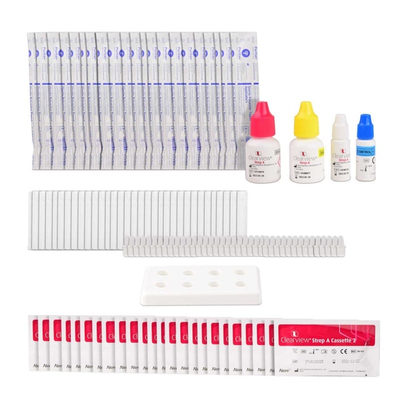 Clearview Strep A Cassette 2, 25 test cassettes Medvana UK