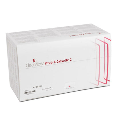 Clearview Strep A Cassette 2, 25 test cassettes Medvana UK
