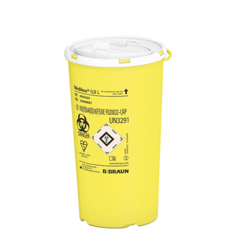 Medibox Sharps Container 0.8 L – Medvana