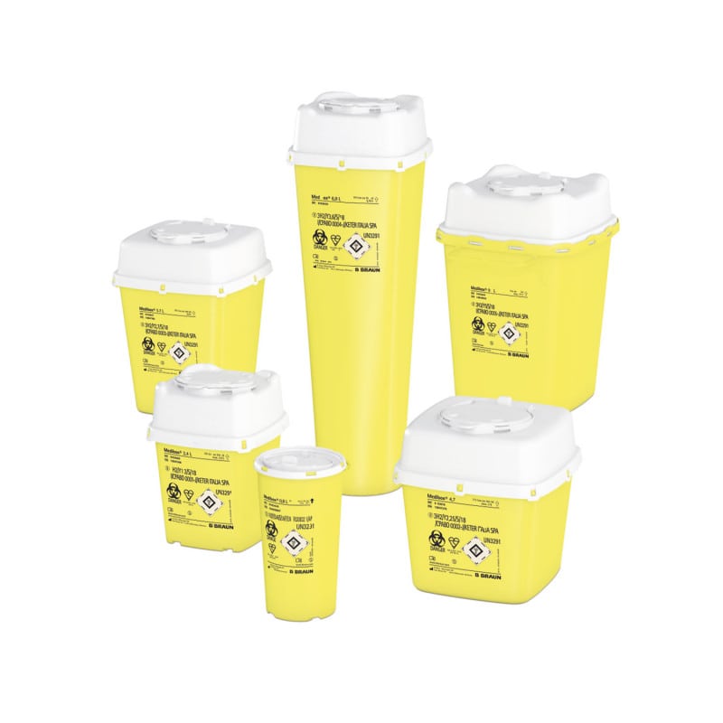 Medibox Sharps Container 0.8 L Medvana UK