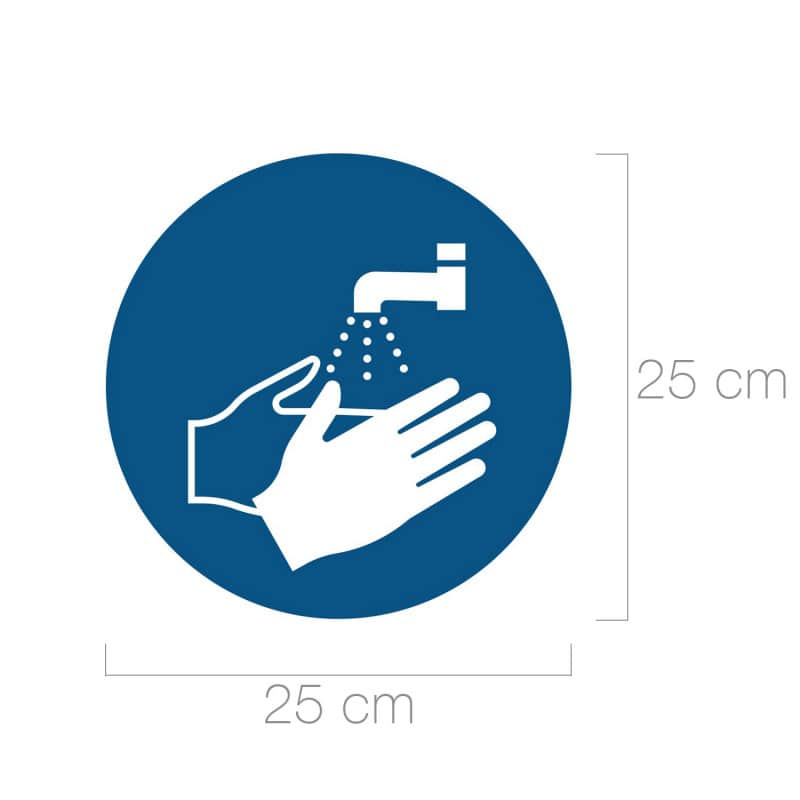 Sign "Wash your Hands" Medvana UK