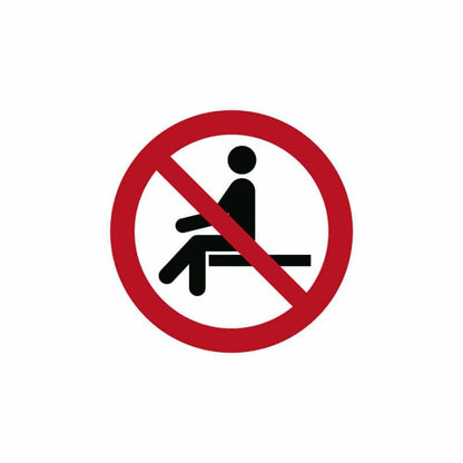 Sticker "sitting forbidden-allowed" Medvana UK