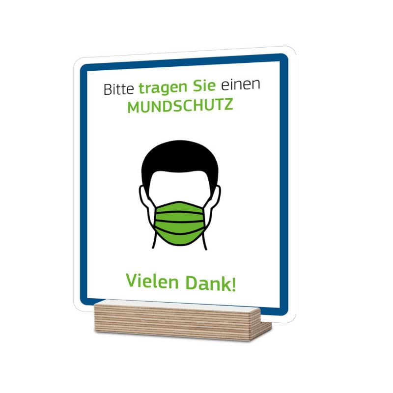 Table Holder for Hygiene Signs Medvana UK