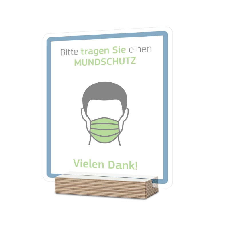 Table Holder for Hygiene Signs Medvana UK