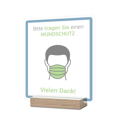 Table Holder for Hygiene Signs Medvana UK