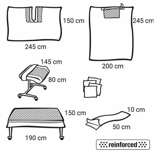 Foliodrape® Protect Plus Universal Fenestrated Drape Set I Medvana UK