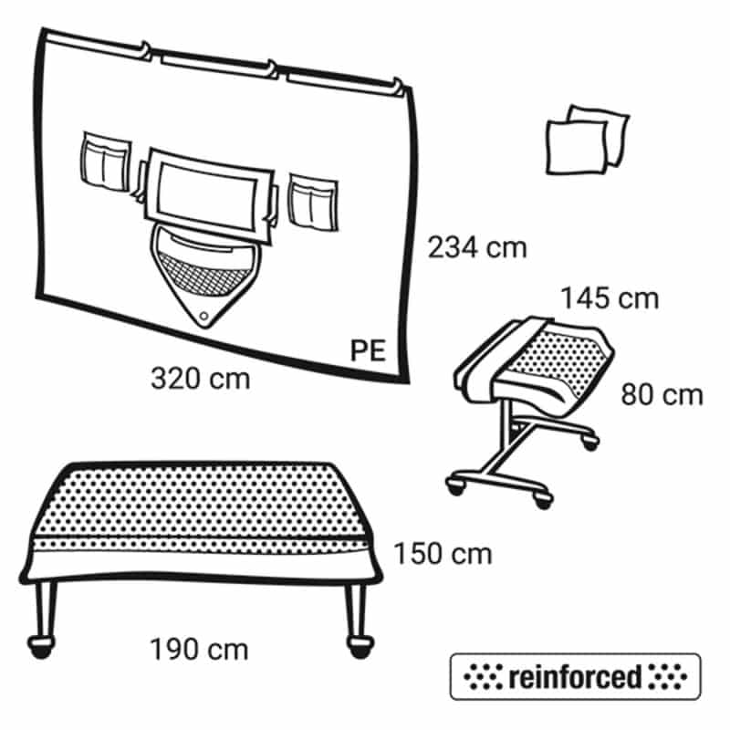 Foliodrape® Protect Vertical Drape Set Medvana UK
