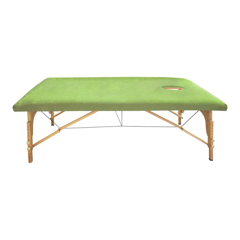 Premium Massage Table Cover with face hole pink Medvana UK