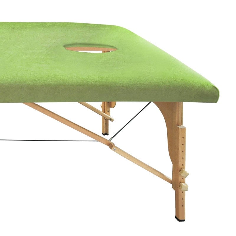 Premium Massage Table Cover with face hole black Medvana UK