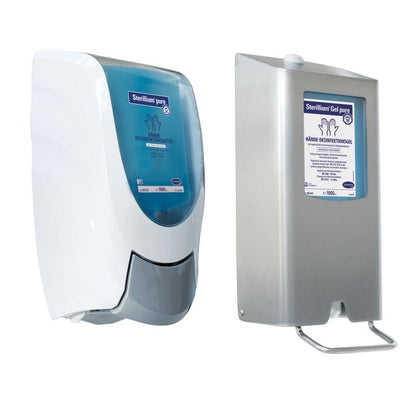CleanSafe Manual Dispenser Extra - Stainless Steel Medvana UK