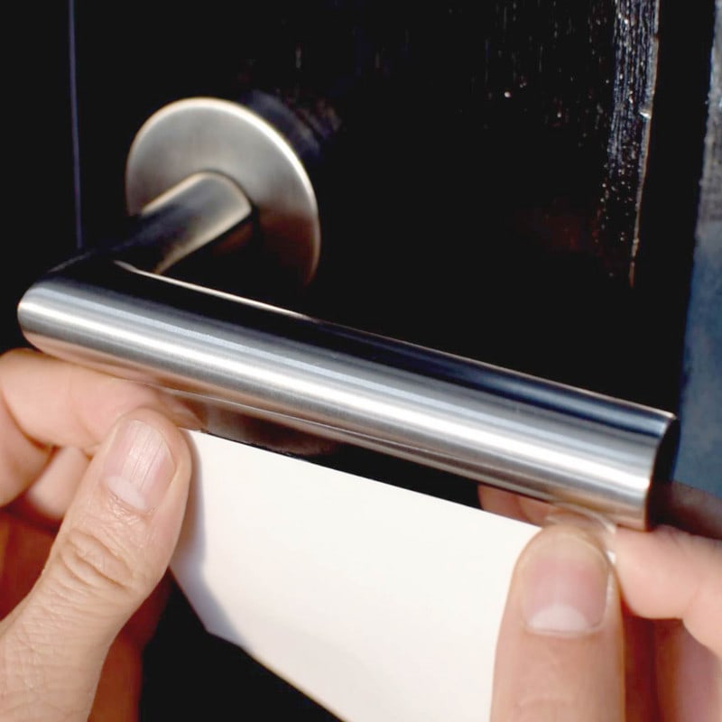 Grips® Antibacterial and Antiviral Protective Film for Door Handles (10 cm x 8 cm, 10 PCS) Medvana UK