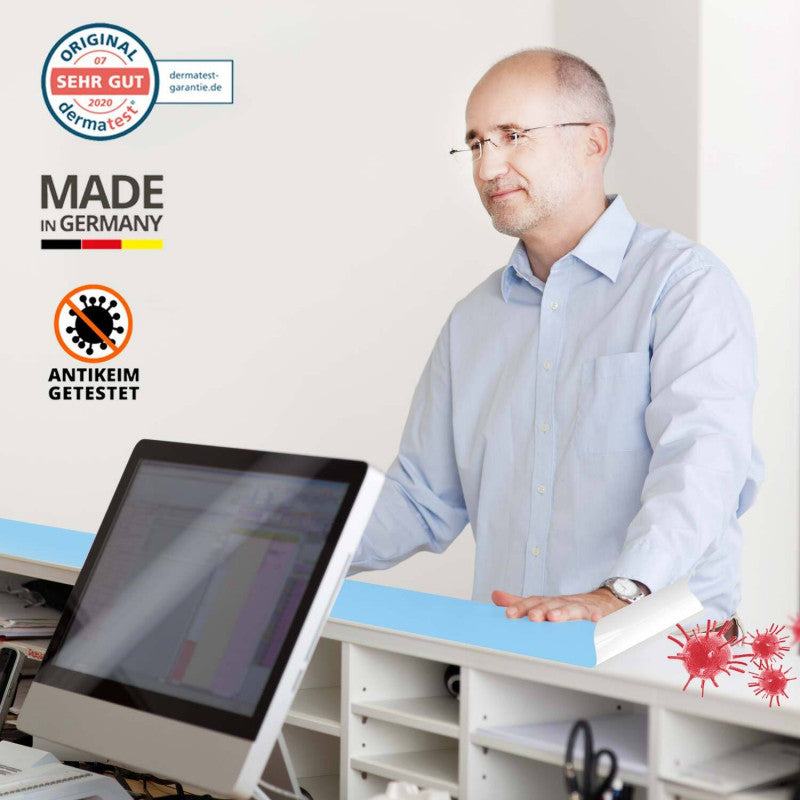 Grips® Antibacterial and Antiviral Protective Film for Door Handles (10 cm x 8 cm, 10 PCS) Medvana UK