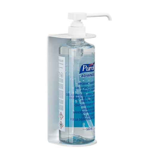 Purell Wall Bottle Holder for the 500ml pump bottle (round) Medvana UK