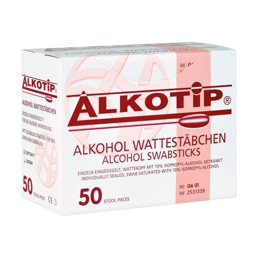 Alkotip alcohol Swab Sticks, 50 PCS Medvana UK