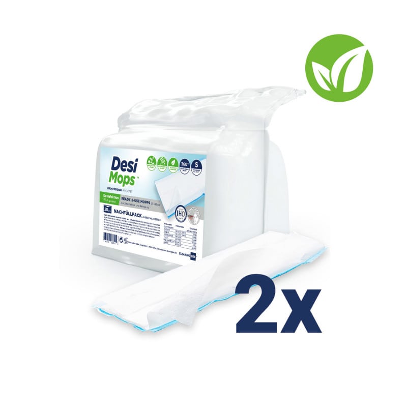 DesiMops 360° Disinfectant Mops Refill Pack Medvana UK