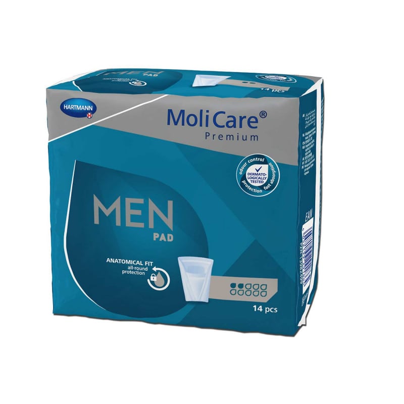 MoliCare® Premium MEN PAD 2 Drops, light grey Medvana UK