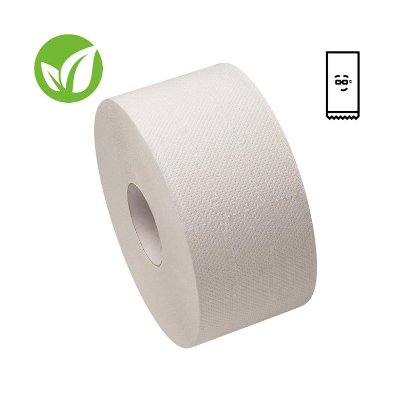 Eco-Friendly Jumbo Roll Toilet Paper Mini (Ø 19.0 cm) Medvana UK