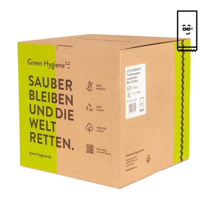 Eco-Friendly Jumbo Roll Toilet Paper Maxi (Ø 25.5 cm) Medvana UK