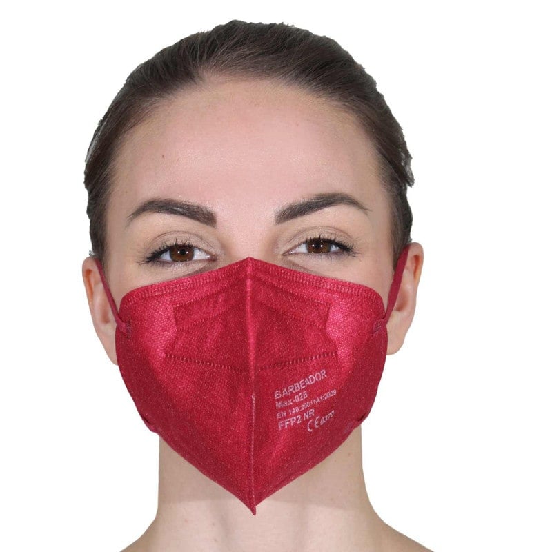 Coloured FFP2 Mask raspberry Medvana UK