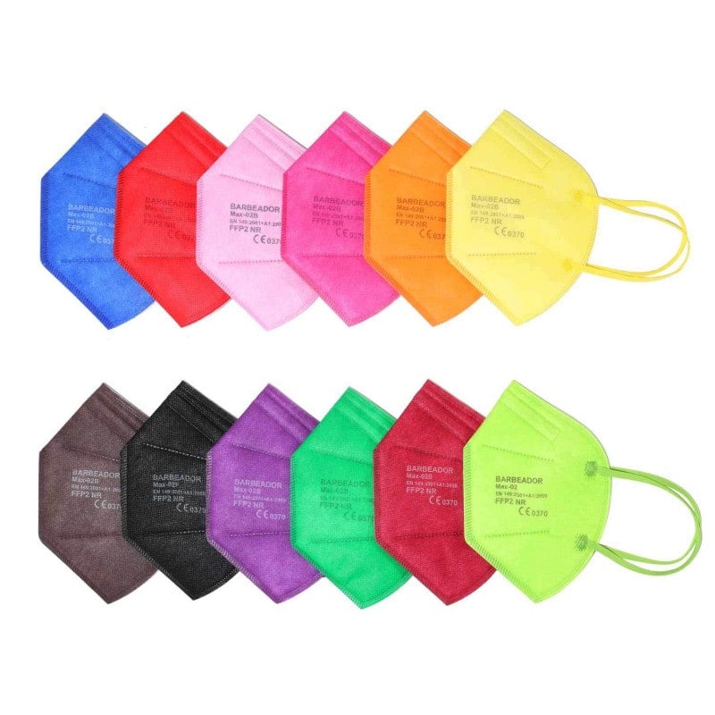 Coloured FFP2 Mask yellow Medvana UK