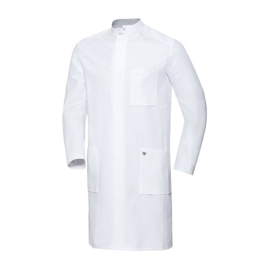 Men's Lab Coat with Stand-Up Collar 44n Medvana UK