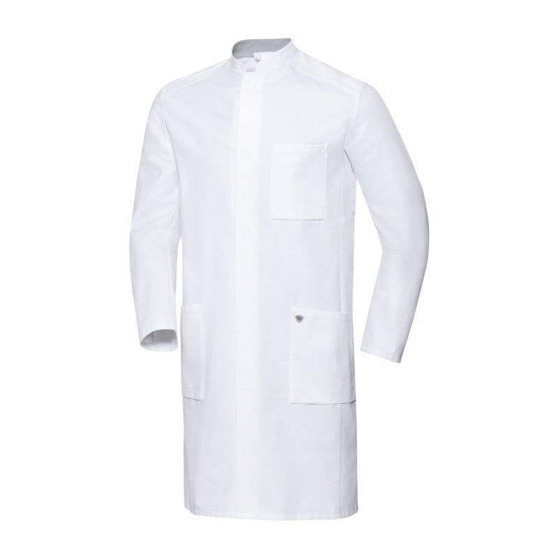 Men's Lab Coat with Stand-Up Collar 46n Medvana UK