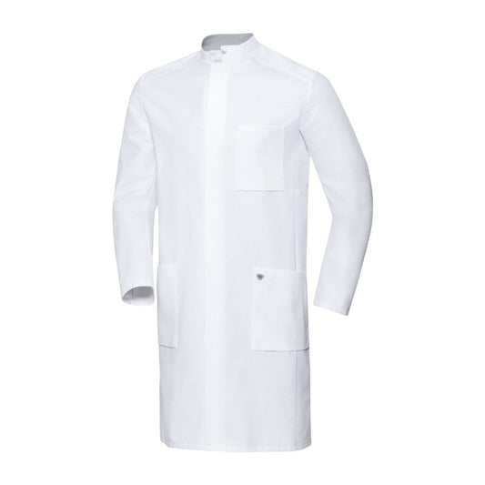 Men's Lab Coat with Stand-Up Collar 50n Medvana UK