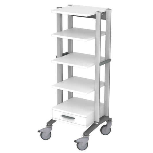 Doppio Endoscopy Trolley grey Medvana UK