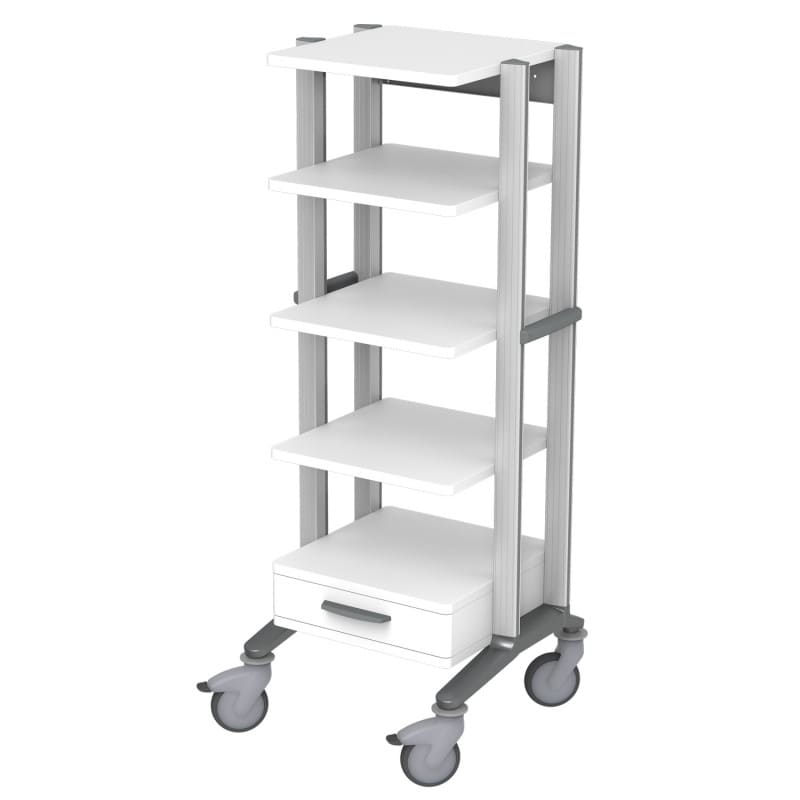 Doppio Endoscopy Trolley blue Medvana UK