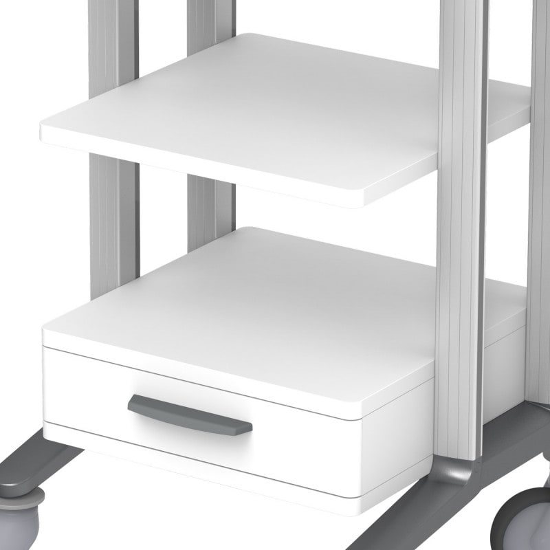 Doppio Endoscopy Trolley grey Medvana UK