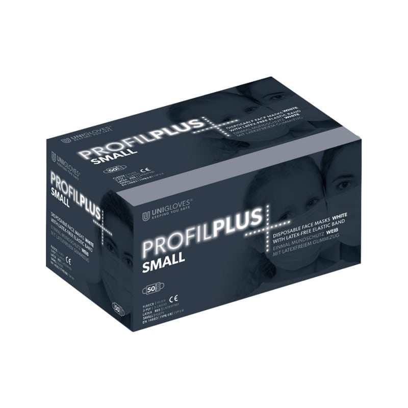 UNIGLOVES Surgical Mask small white Medvana UK