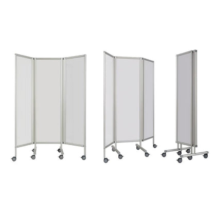 Butterfly Folding Wall with Castors RBF200, 65 x 70 x 65 cm Medvana UK