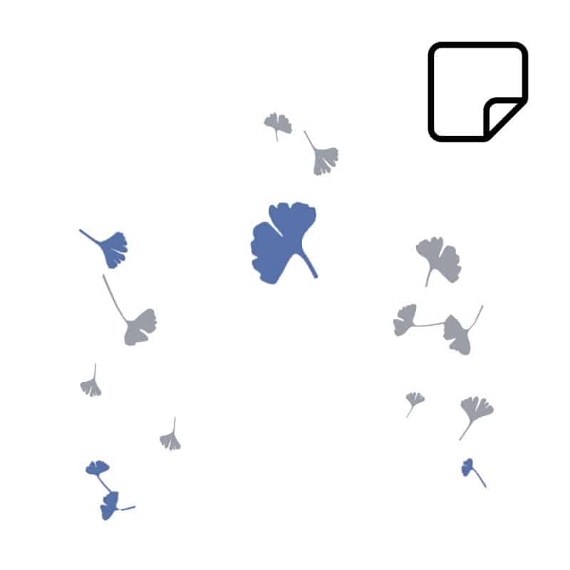 Ginko Stickers blue Medvana UK