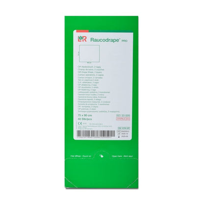 Raucodrape® PRO OR Drape Sheets 75 x 90 cm, 40 PCS Medvana UK