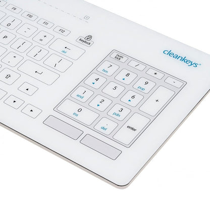 GETT CK5 Cleankeys® Glass Keyboard US-EU Medvana UK