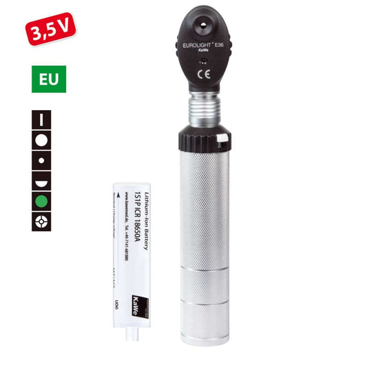KaWe Eurolight E36 3.5 V Ophthalmoscope with Li-ion battery Medvana UK