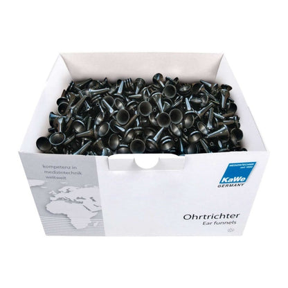 KaWe Disposable Ear Funnels, black 2.5 mm Medvana UK